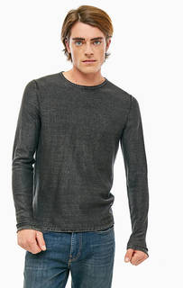 Серый хлопковый джемпер с круглым вырезом Jack & Jones