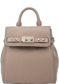 Рюкзак из зерненой кожи с откидным клапаном Addison Michael Michael Kors