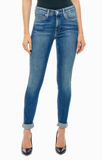 Синие скинни с карманами CKJ 011 Calvin Klein Jeans