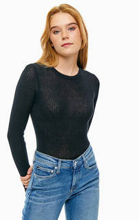 Джемпер черного цвета с высоким содержанием хлопка Calvin Klein Jeans