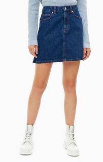 Короткая юбка из денима Calvin Klein Jeans