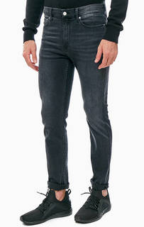 Зауженные серые джинсы с низкой посадкой CKJ 026 Calvin Klein Jeans