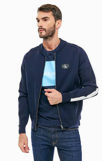 Синий кардиган на молнии Calvin Klein Jeans