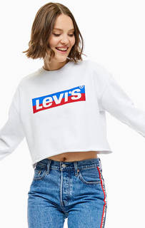 Укороченный свитшот с логотипом бренда Levis®
