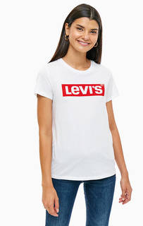 Хлопковая футболка с логотипом бренда Levis®