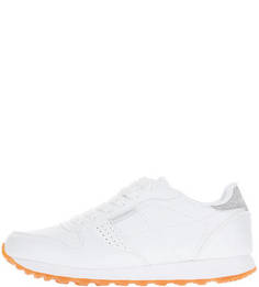 Белые кроссовки на шнуровке Skechers