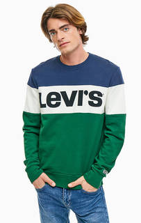 Хлопковый свитшот с нашивками Levis®