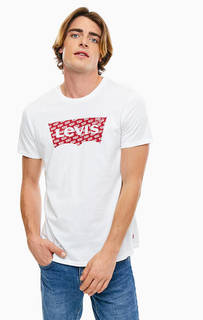 Футболка из хлопка с логотипом бренда Levis®