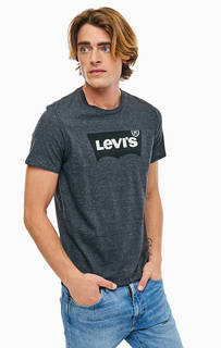 Серая футболка с фактурным принтом Levis®