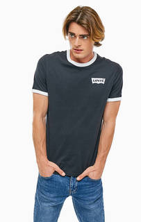 Хлопковая футболка с контрастной отделкой Levis®