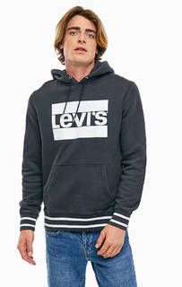 Черная толстовка с капюшоном Levis®