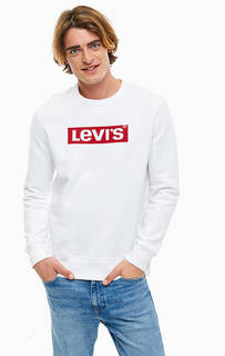 Хлопковый свитшот с логотипом бренда Levis®