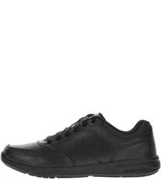 Черные кроссовки на шнуровке Skechers