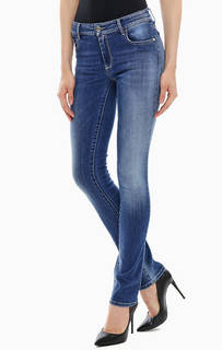 Зауженные синие джинсы с декоративными заломами Jessicasig MET