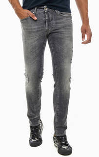 Зауженные джинсы с застежкой на болты Anders Studs Gas