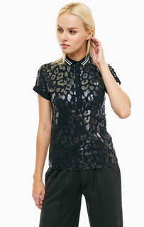 Хлопковая футболка поло с животным принтом Fred Perry