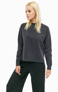 Однотонный свитшот оверсайз из хлопка Fred Perry