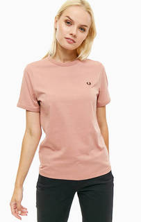 Однотонная хлопковая футболка Fred Perry