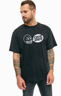 Хлопковая футболка с принтом Cheap Monday