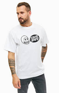 Хлопковая футболка с принтом Cheap Monday