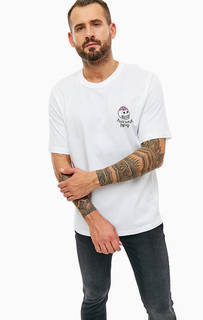 Хлопковая футболка белого цвета Cheap Monday