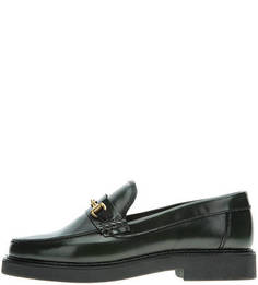 Кожаные лоферы с металлическим декором Gant
