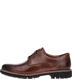 Коричневые ботинки из гладкой кожи Batcombe Hall Clarks