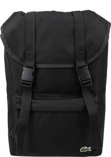 Текстильный рюкзак с откидным клапаном Lacoste