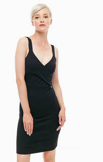 Черное платье-футляр Armani Exchange