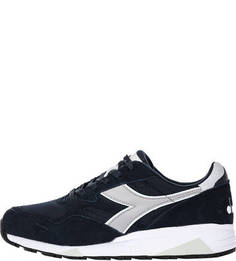Замшевые кроссовки с текстильными вставками Diadora
