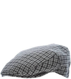 Серая кепка из полиэстера и шерсти Barbour