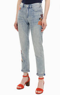 Зауженные джинсы с цветочной вышивкой Bandit Scotch&Soda