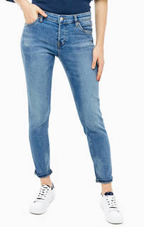 Джинсы с потертостями и застежкой на болты Liva Tom Tailor Denim