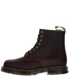 Высокие демисезонные ботинки коричневого цвета Dr. Martens