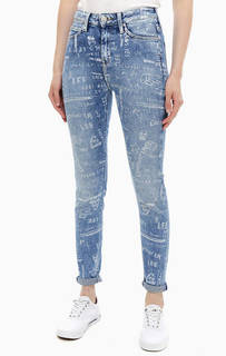 Джинсы скинни с принтом Scarlett High Lee