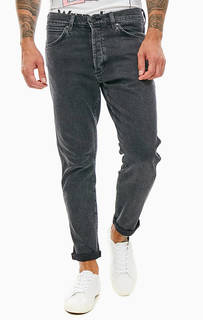 Зауженные серые джинсы с застежкой на болты Slider Wrangler