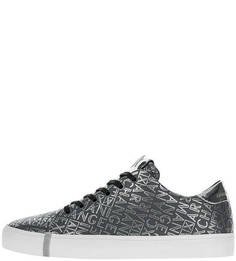 Кожаные кеды с втачной стелькой Armani Exchange