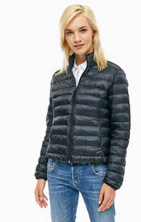 Легкая стеганая куртка черного цвета Mustang