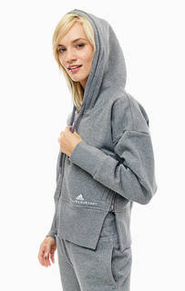 Серая толстовка с карманами Adidas by Stella Mc Cartney