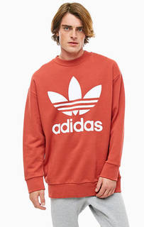 Хлопковый свитшот с принтом Adidas Originals