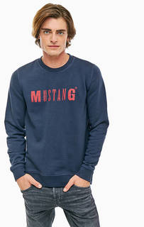 Хлопковый свитшот с принтом Mustang
