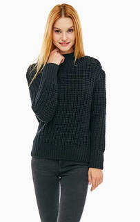 Черный свитер крупной вязки Selected