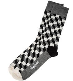 Хлопковые носки с геометрическим принтом Happy Socks