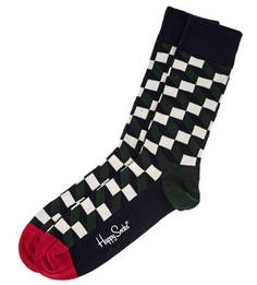 Хлопковые носки с геометрическим принтом Happy Socks