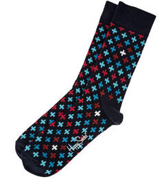 Синие хлопковые носки Happy Socks