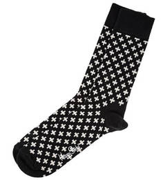 Черные хлопковые носки Happy Socks