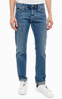 Синие джинсы с легкими потертостями J16 Armani Exchange
