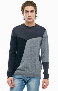 Шерстяной джемпер серого цвета Armani Exchange