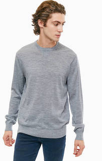Шерстяной джемпер серого цвета Armani Exchange