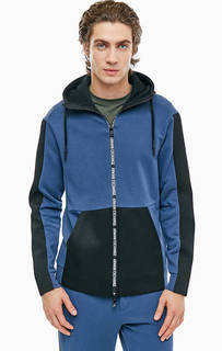 Хлопковая толстовка с застежкой на молнию Armani Exchange